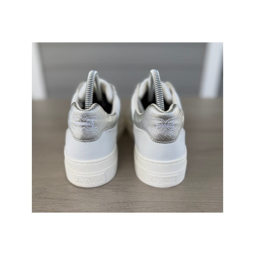 Sam Edelman Womens Wess Platform White Sneakers Sz 8 EUC - Picture 4 of 9